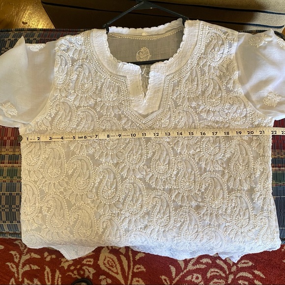 Embroidered Tunic Dress Cover Up - Picture 9 of 9